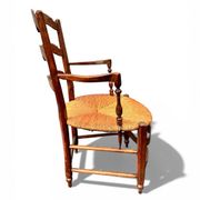 Fauteuil provençal ancien 18-19eme mobilier régional