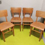 4 bistro chairs 50s Thonet