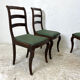 Ensemble de 4 chaises XIXème siècle en acajou