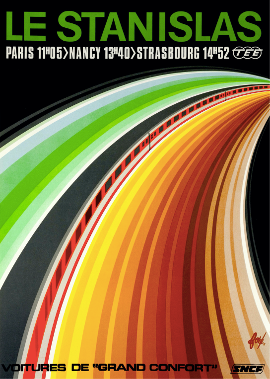 SNCF retro style poster