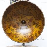 Bar globe maps rolling world