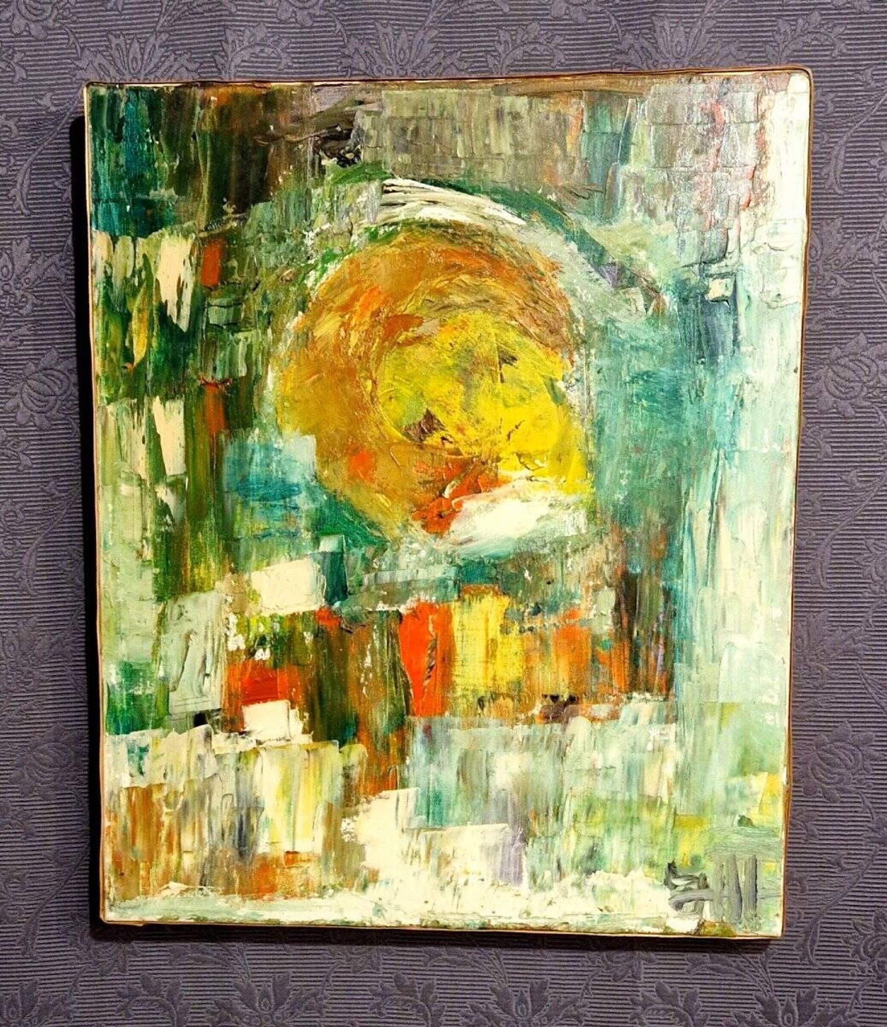 Vintage abstract painting
