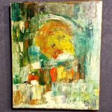 Vintage abstract painting