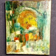 Vintage abstract painting