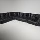 Togo black leather sofa, original, Michel Ducaroy, Ligne Roset, 1980