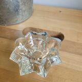 Bougeoir étoile en verre