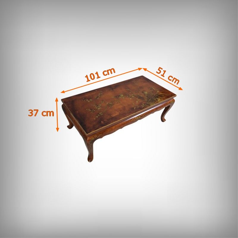 Lacquered wooden coffee table, China – Mid 20th century
