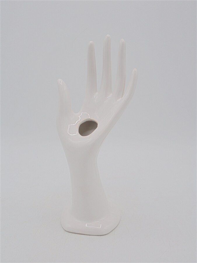 White ceramic hand