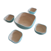 Set of 5 Kéramos 1960' cups