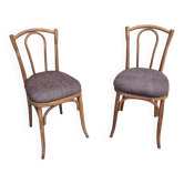 2 vintage Sholz bistro chairs