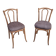 2 vintage Sholz bistro chairs