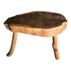 Natural solid wood coffee table