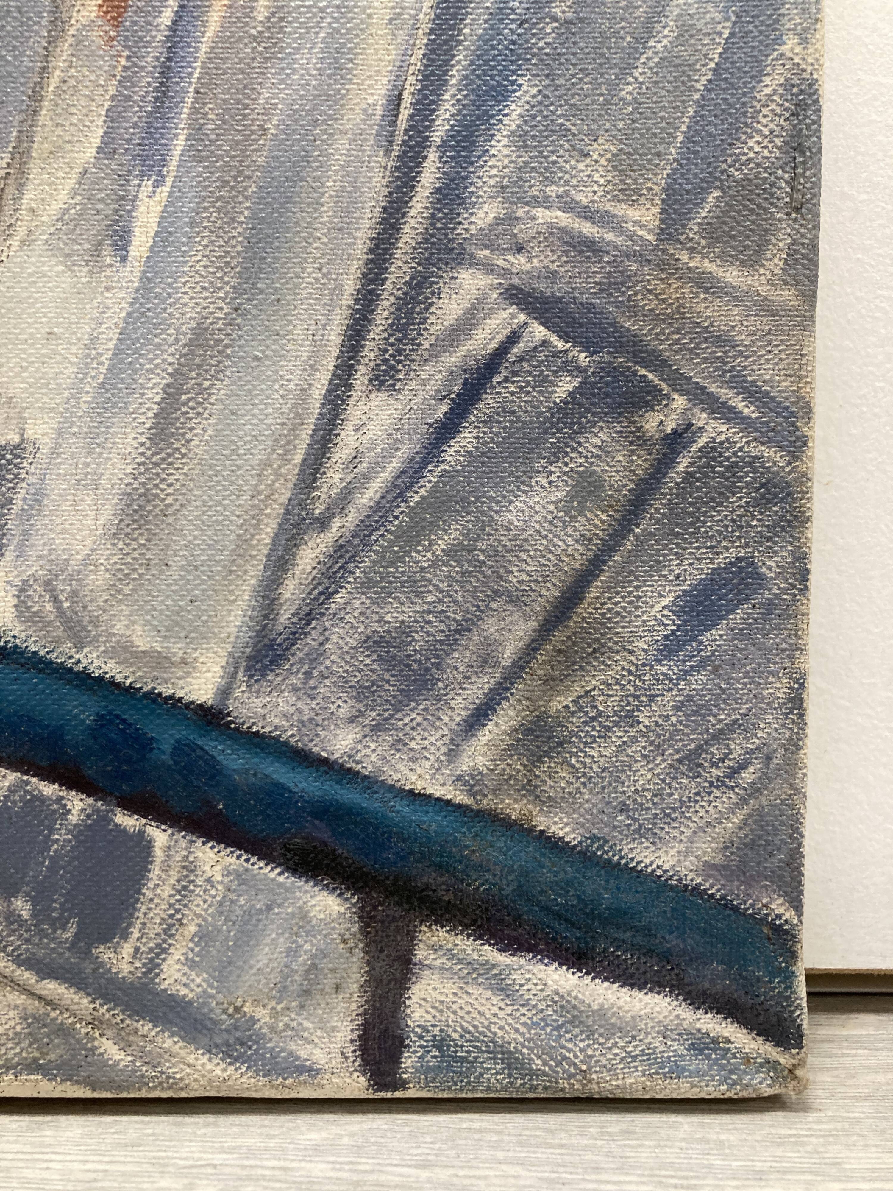 Huile sur toile vintage