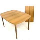 Scandinavian walnut dining table, Sweden, 1960