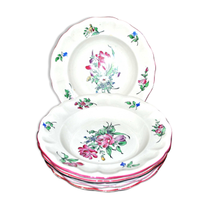 lot de 6 assiettes creuses