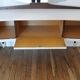 Vintage dressing table  nude and wood