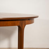 Round vintage extendable dining table from Mcintosh