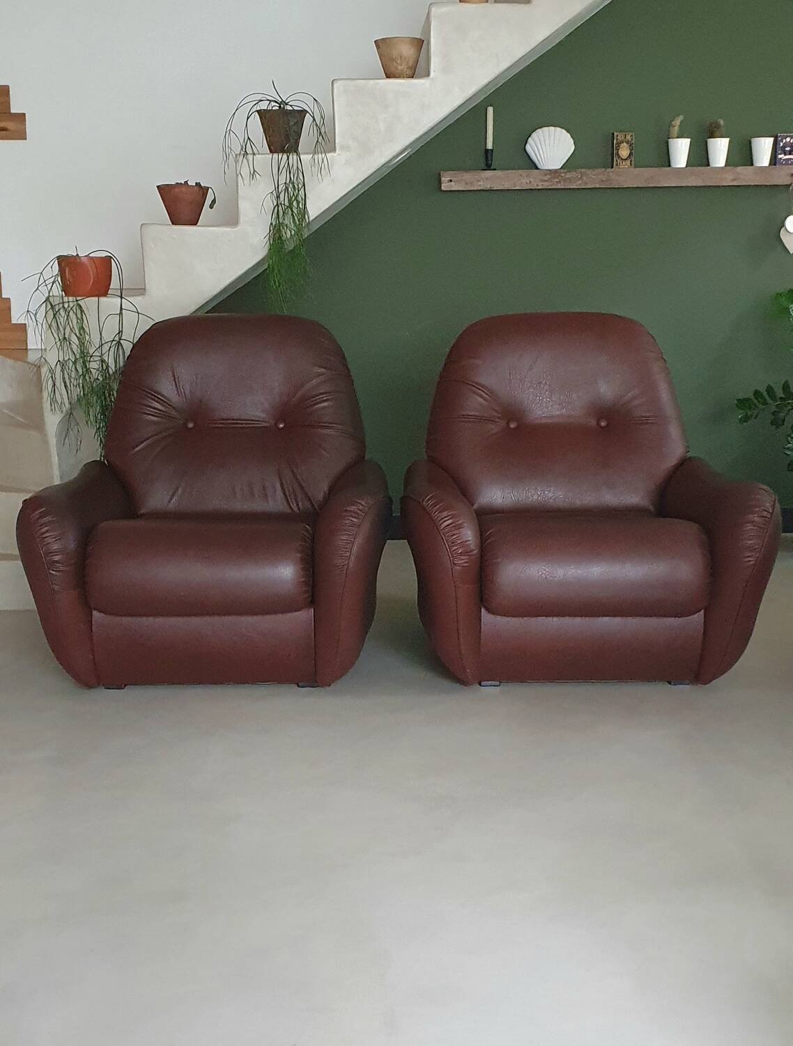 Vintage Space Age armchairs