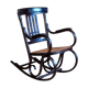 Rocking-chair art nouveau, Glasgow style Mackintosh