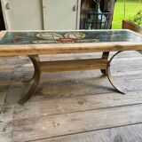Vallauris coffee table signed Drac