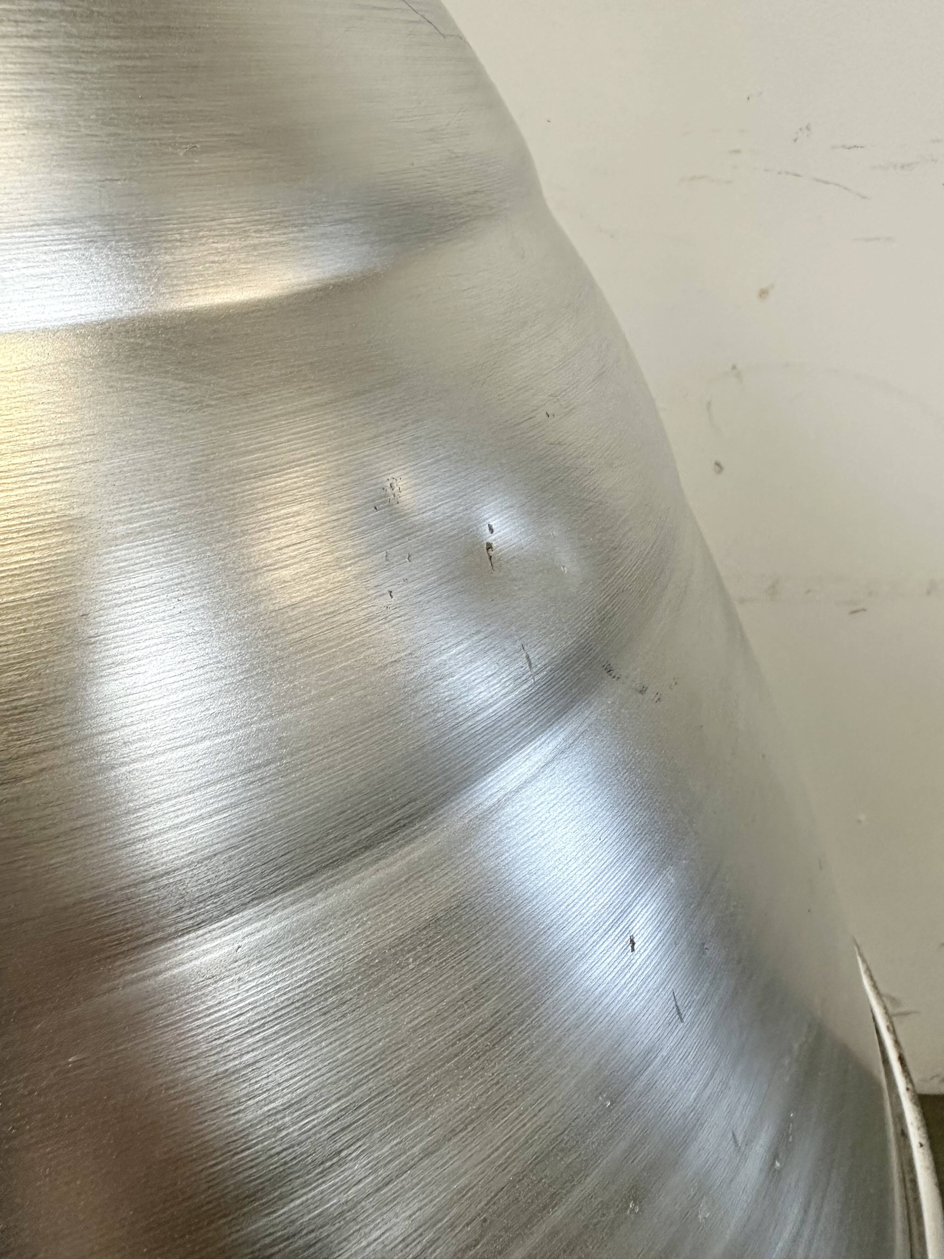 Large Industrial Aluminium Pendant Light from Elektrosvit, 1960s