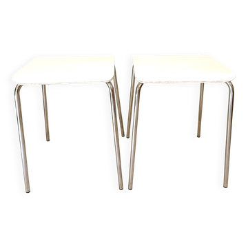 Pair of stools Ikea model Gilbert
