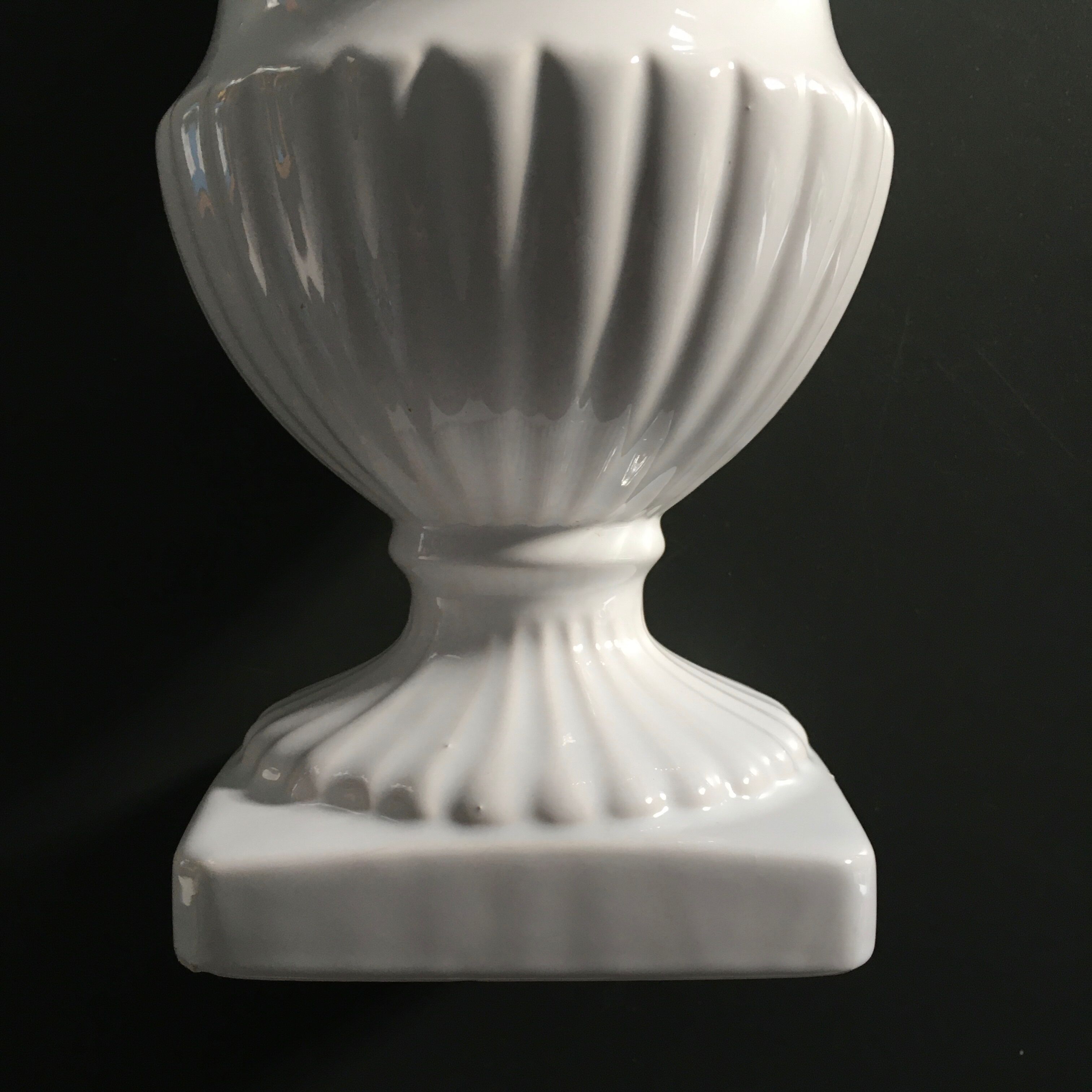 White Medici Vase