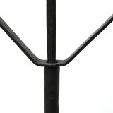 Large 7-arm wrought iron tripod candle holder, 1950s