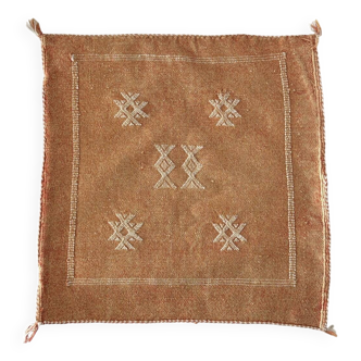 Cactus Silk Cushion - Orange
