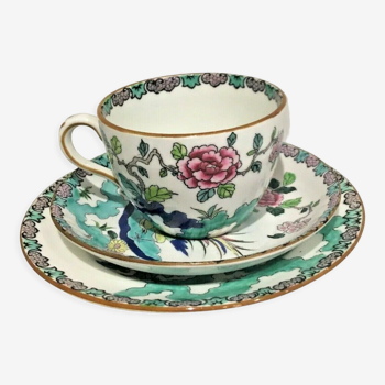 Trio en porcelaine Royal Crown Staffordshire pour Fortnum and Mason