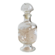 Vintage glass carafe with stopper