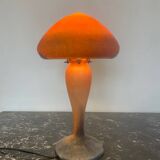Glass paste mushroom lamp