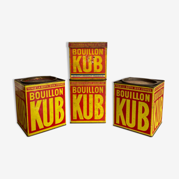 Old kub boxes set of 4