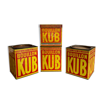 Old kub boxes set of 4