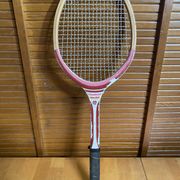 Raquette Tennis Ancienne MS Marco École 2 Bois Sport Vintage