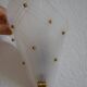 50s Arlus wall light in Perspex and brass