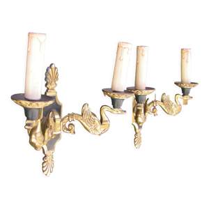 Paire d'appliques décoratives