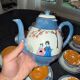 Service à café en porcelaine japonaise