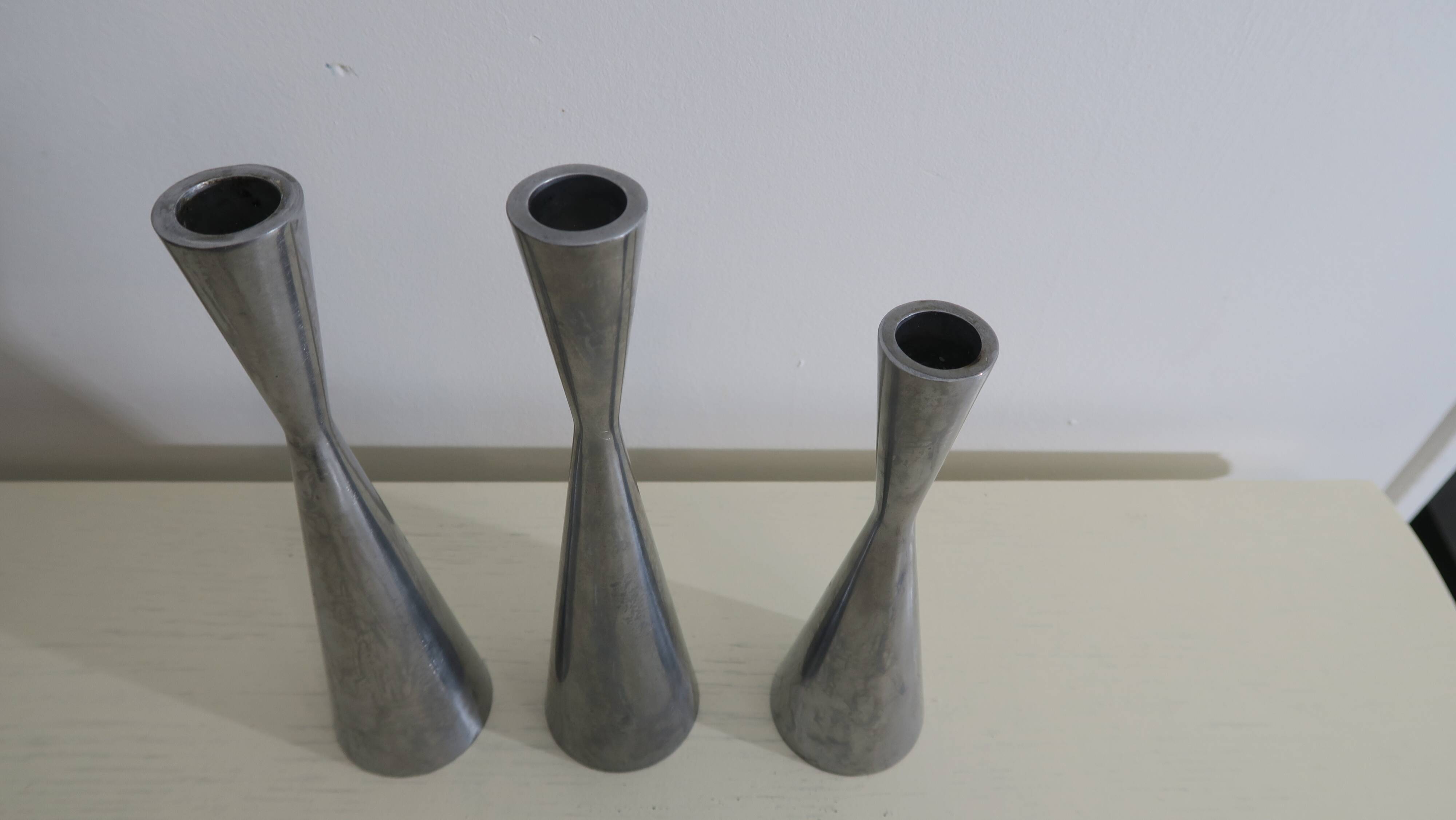 set of 3 Ikea Diabolo candle holders