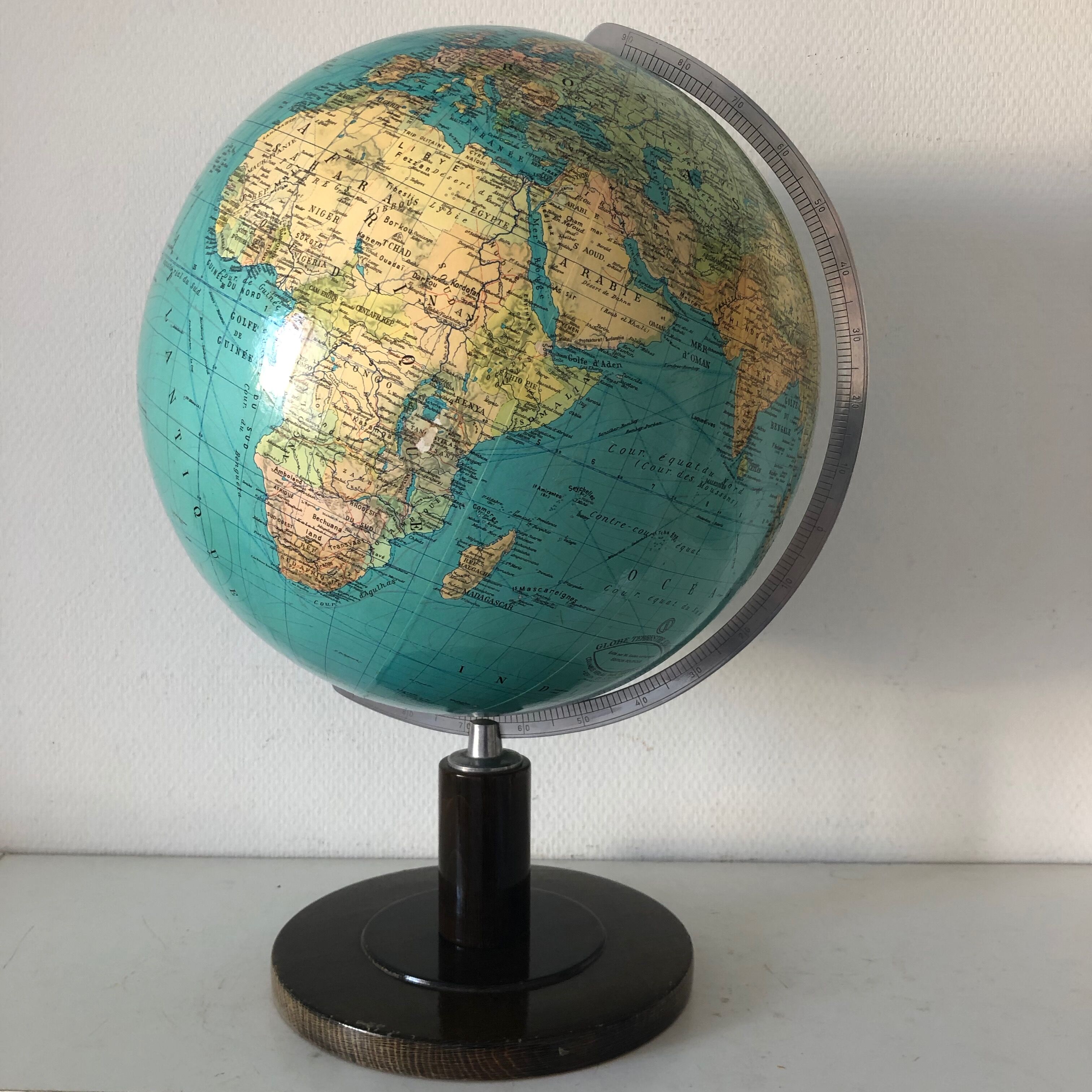 German globe Columbus, 1960 - 48cm