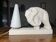 Art Deco Cubist Lamp – Primavera Workshop, Printemps. Vintage design with elephant