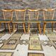 Set de 4 chaises bistrot modèle Baumann année 70'