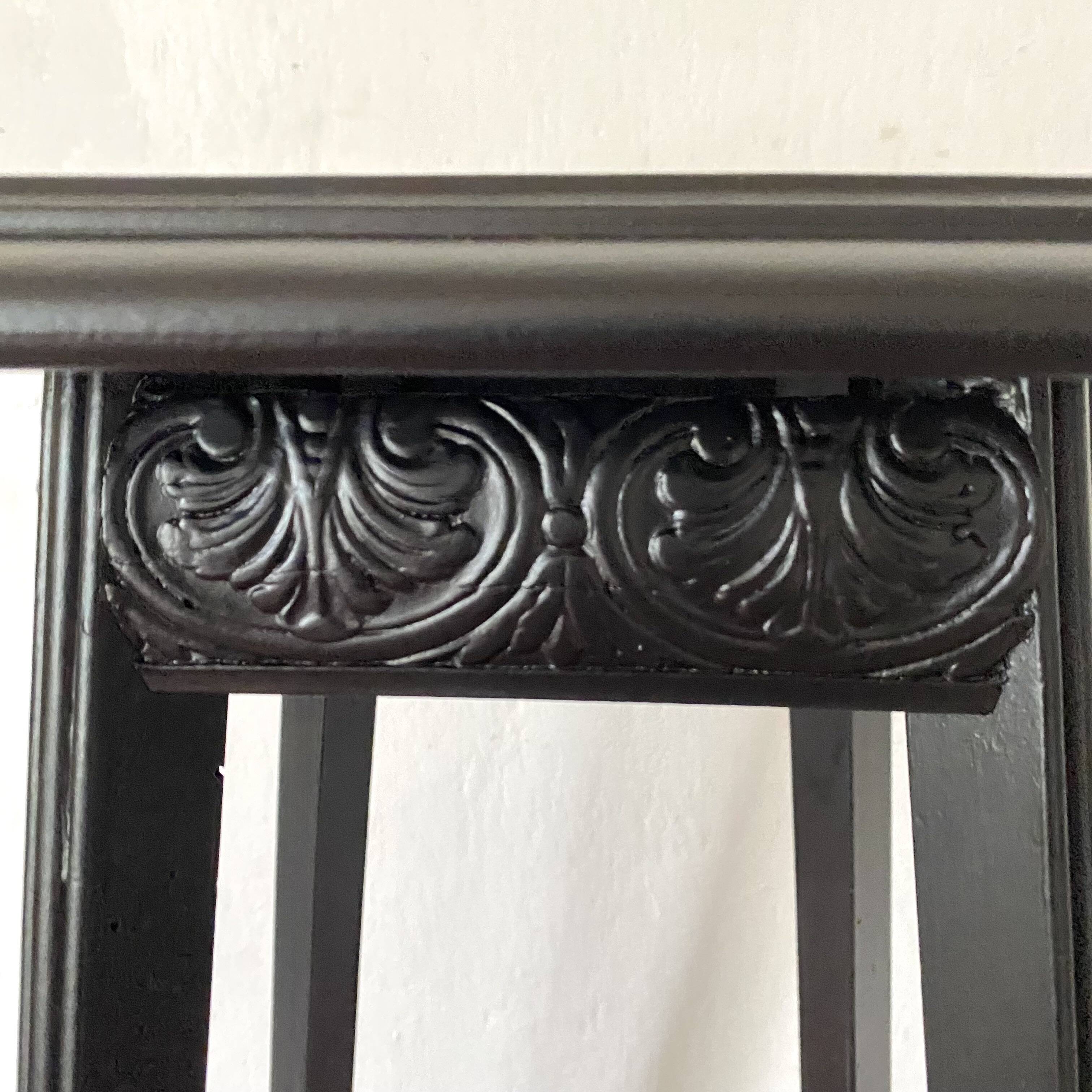 Bolster, old painted plant holder