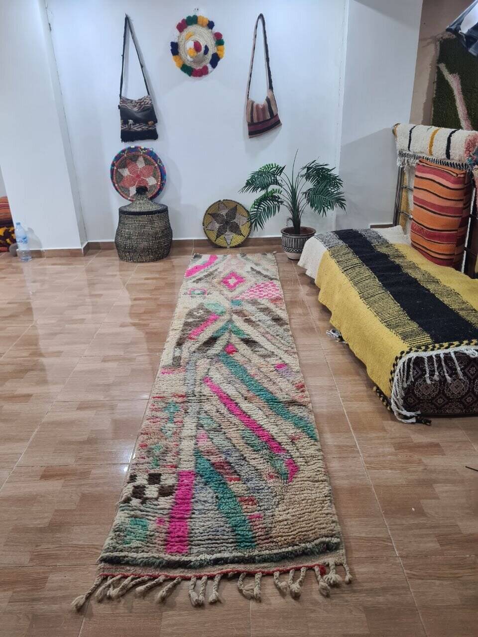 Handmade Berber hallway rug