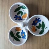 Hand-painted ceramic aperitif plate – Poteries du Marais