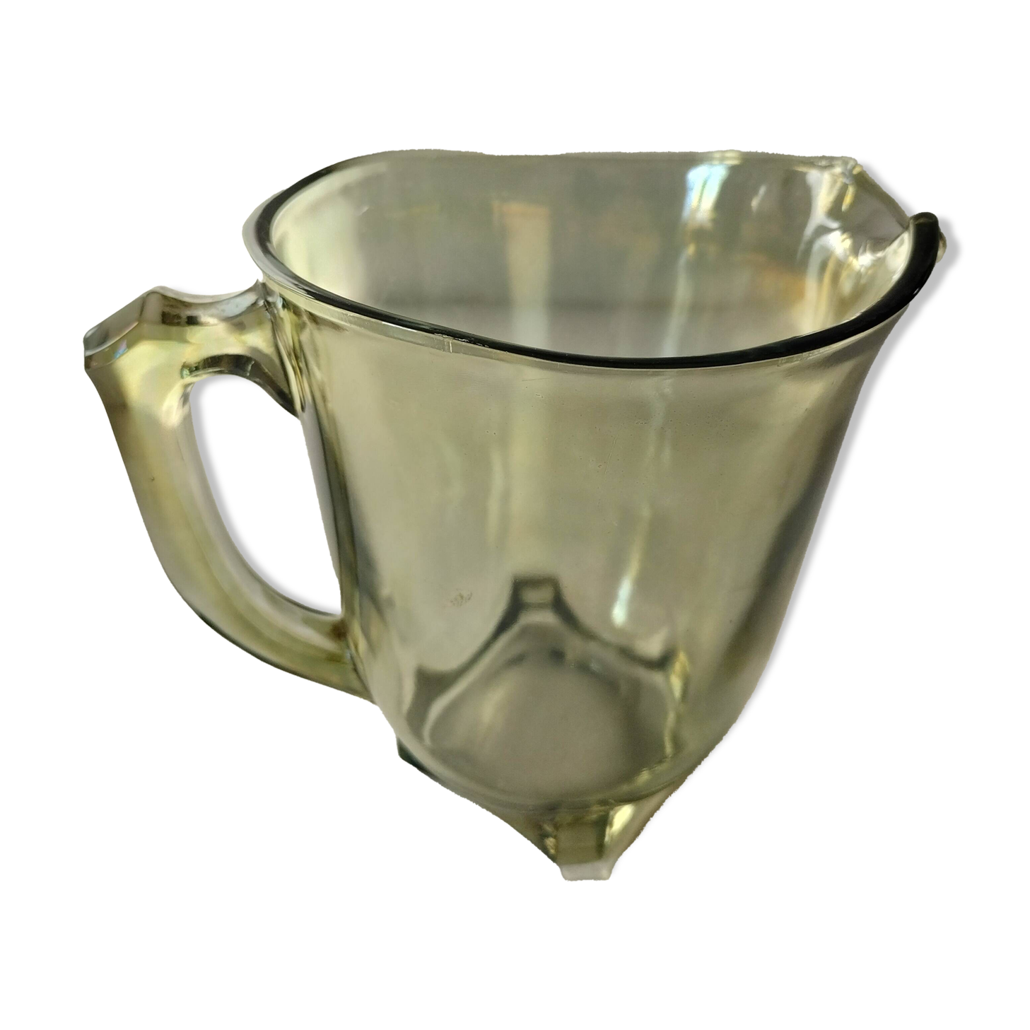 Pichet en verre fumé