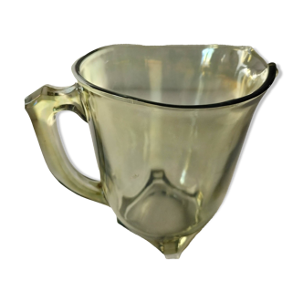 Smoked glass pitcher
