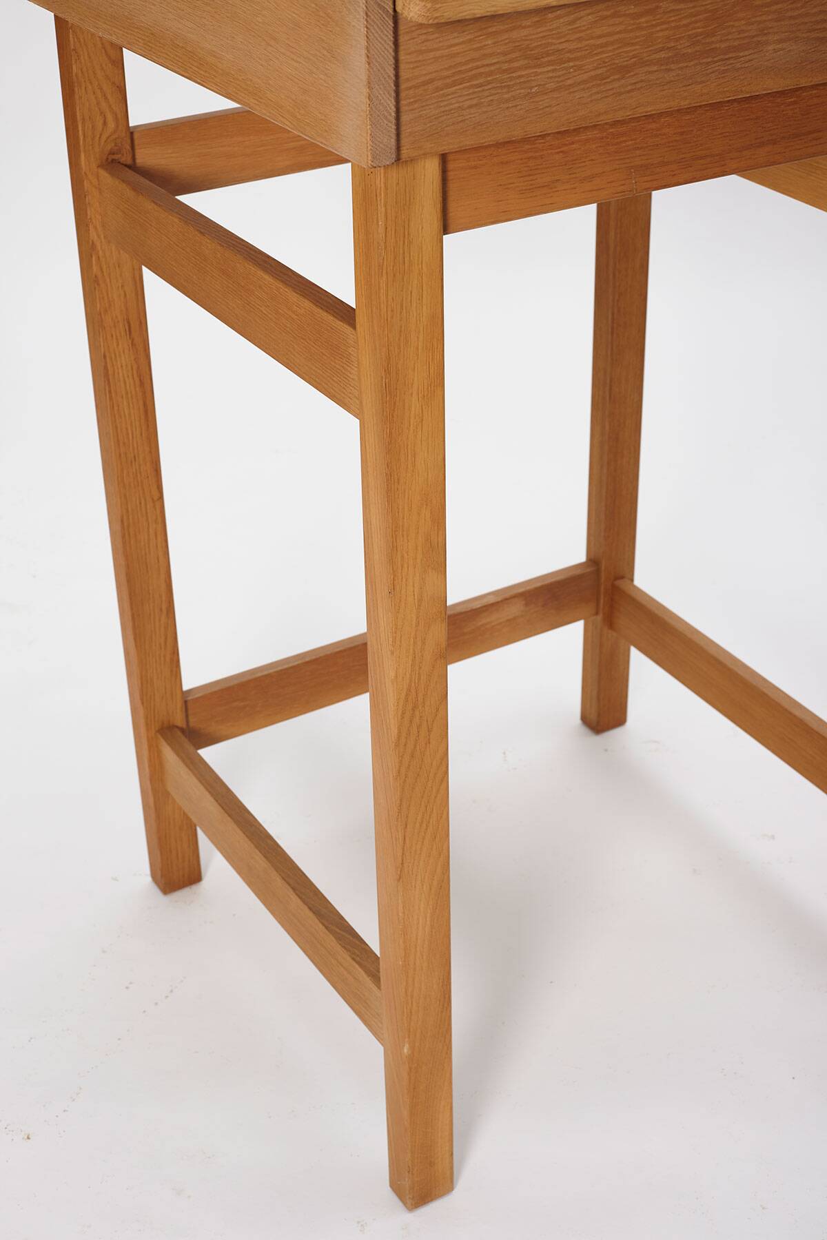 Bureau secrétaire en chêne, Danemark années 1960.