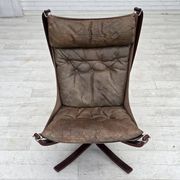 1970s, Norwegian design by Sigurd Ressel, armchair model "Falcon".