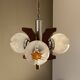 Mazzega chandelier. 1970. Murano glass. Italy.